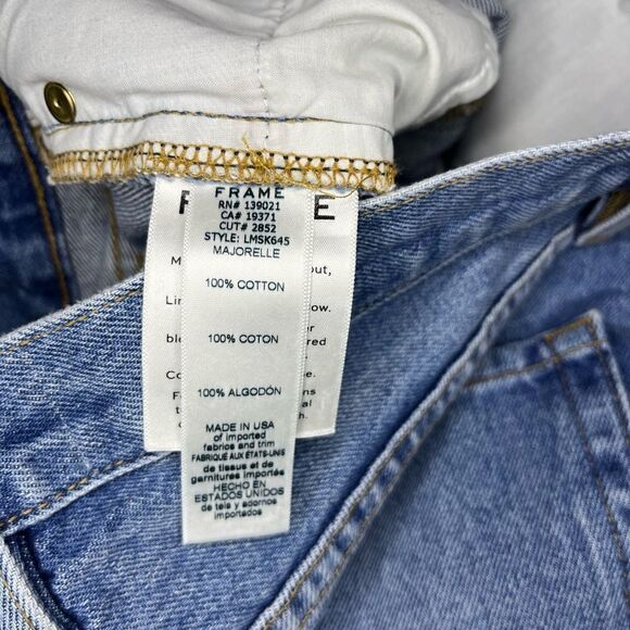 Frame denim le mini distressed skirt sz 30 - Picture 5 of 9